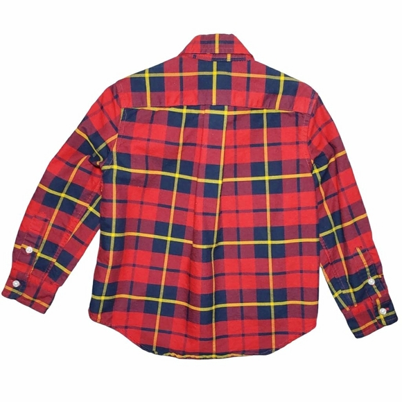 RALPH LAUREN Button Down Check Oxford Shirt 3T - Picture 3 of 6